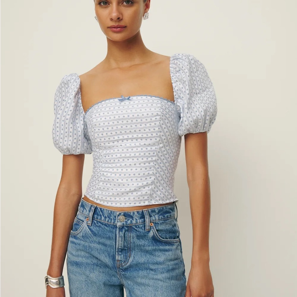 ✨ SOLD OUT Reformation Marella Linen Top